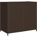  Vrtni ormarić za pohranu smeđi 83 x 45 x 76 cm od poliratana | shoptok.hr