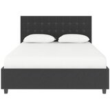 Støraa Tamno sivi tapecirani bračni krevet 140x200 cm Emily – | shoptok.hr