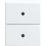  Noćni ormarić za montažu na zid 2 pcs Bijela 34 5 x 33 x 40 cm | shoptok.hr