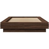  Okvir za krevet s LED svjetlima boja hrasta 100 x 200 cm drveni | shoptok.hr