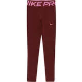 Nike Sportske hlače 'NP' roza / tamno crvena