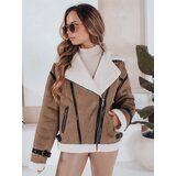 DStreet Damska kurtka zimowa kożuszek brązowy | shoptok.hr