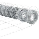 vidaXL ograja na prostem 1.5x50 m iz pocinkanega jekla | Shoptok.si
