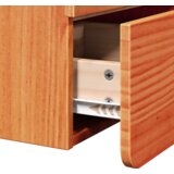  Nočna omarica Voskast rjav 39 x 34 x 33 cm Trdna borovina, (5000161292) | Shoptok.si