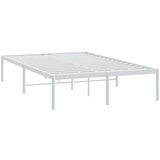 Metalni okvir za krevet bijeli 120 x 190 cm | shoptok.hr