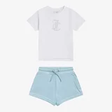 Jc logo tee & velour short set