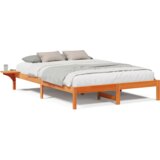  Konstrukcija postelje Voskast rjav 150 x 200 cm, (5000123556) | Shoptok.si