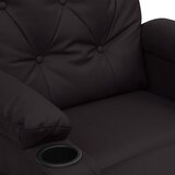  fotelja od umjetne kože crna | shoptok.hr