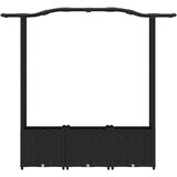  Povišeni krevet s mrežom i krovom Crna 164 x 40 x 142 cm PP | Eponuda.com