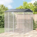 vidaXL Kletka za ptice Anthracite 310x227x247 cm Jeklo Cene
