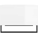 Stolić za kavu sjajni bijeli 60x50x36,5 cm konstruirano drvo | Eponuda.com