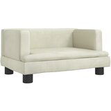  Krevet za pse krem 60 x 40 x 30 cm baršunasti | shoptok.hr