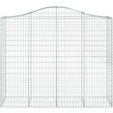  Lučne gabionske košare 10kom 200x50x160/180cm pocinčano željezo | shoptok.hr