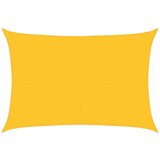 vidaXL Senčno jadro 160 g/m² rumeno 2,5x3,5 m HDPE | Shoptok.si