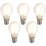 Komplet 5 Pametne zatemljive LED žarnice E27 A60 mat 7W 806lm 2700-6500K