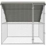  Kletka za piščance srebrna 2 x 2 x 2 m Cinkana jeklena, (5000204317) | Shoptok.si