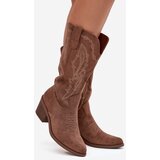 VINCEZA Women's Cowboy Boots with Heel | shoptok.hr