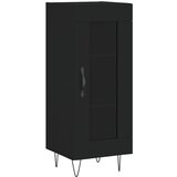  Komoda crna 34,5 x 34 x 90 cm od konstruiranog drva | shoptok.hr