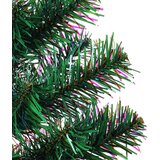  Umjetno predsvijetljeno božićno drvce Zelena 240 cm PVC i metal | shoptok.hr