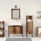  Set namještaja za kupaonicu 3 kom. Smeđa 33 x 33 x 113.5 cm | Shoptok.si