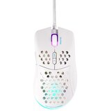 DELTACO GAMING Ultra-Light Gaming Miš, 6400 DPI, RGB, Gumeni Bočni Grip, Bijeli | shoptok.hr