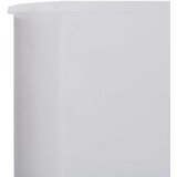  Vjetrobran sa 6 panela od tkanine 800 x 80 cm bijeli | Eponuda.com
