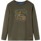 Dječja majica dugih rukava kaki 116 | shoptok.hr