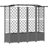  Povišeni krevet s mrežom i krovom Svjetlosiva 204 x 40 x 138 cm | Eponuda.com