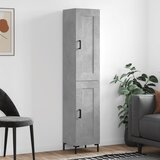 The Living Store Visoka omara betonsko siva 34,5x34x180 cm inženirski les - Visoka Omarica, (21657356) | Shoptok.si