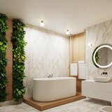 Nice Lamps Smeđe-siva zidna lampa Orbital – | shoptok.hr