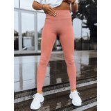 DStreet Prążkowane legginsy damskie LOOK AT ME beżowe Cene