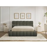 Bobochic Paris Zeleni tapecirani bračni krevet s prostorom za odlaganje s podnicom 160x200 cm Mont Blanc – | shoptok.hr