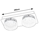 Rabalux 5662 - LED plafonsko svetlo HILARY 2xLED/5W/230V | Eponuda.com