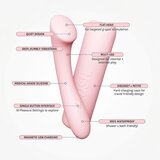 Vush Pop Shine - punjivi, vodootporni G-točka vibrator (roza) | shoptok.hr