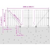  Ograda za polje 1.2x25 m pocinčani čelik | shoptok.hr