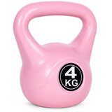Kettlebell 4 kg za vježbanje, bučica, lopta s utezima, fitnes opterećenje, roza, moderno | shoptok.hr