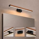  Brilagi-LED Kupaonsko osvetljenje za ogledalo WOODY MIRROR 3u1 LED/12W/230V 60 cm IP44 crna/hrast | Eponuda.com