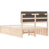  Posteljni okvir z oblazinjenim vzglavjem Taupe 120 x 200 cm, (5000103623) | Shoptok.si