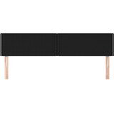  Uzglavlja 2 kom crna 80x5x78/88 cm od tkanine | shoptok.hr