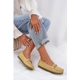 S. BARSKI Flat Leather Moccasins With Decoration S.Barski Cene