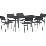 Blagovaonski set 7 kom. Antracit Čelik | shoptok.hr