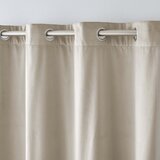 Douceur d intérieur Bež žametna izolacijska zavesa 140x260 cm Polarchic – | Shoptok.si