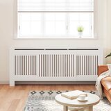  Pokrov za radijator konstruirano drvo bijeli 205 cm | Eponuda.com