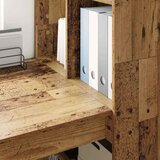  Stol s policom Staro drvo 122 x 67 x 145 cm Konstruirano drvo | shoptok.hr