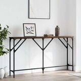  Konzolni stol boja smeđeg hrasta 140x23x75 cm konstruirano drvo Cijene