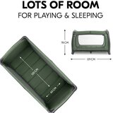 Hauck putni krevetić Play N Relax Center Dark Green | shoptok.hr