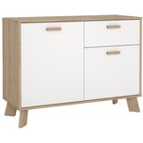 Tvilum Bijela/u prirodnoj boji komoda u dekoru hrasta 99x73x39 cm Ikast – | shoptok.hr