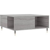  Stolić za kavu boja sivog hrasta 80x80x36,5cm konstruirano drvo | shoptok.hr