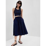GAP Midi Skirt with Elastic Waist - Women's | Shoptok.si