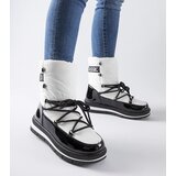 Gemre White Platform Snow Boots Vineyard | Shoptok.si
